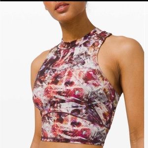 Lululemon Everlux and Mesh Cropped Tank